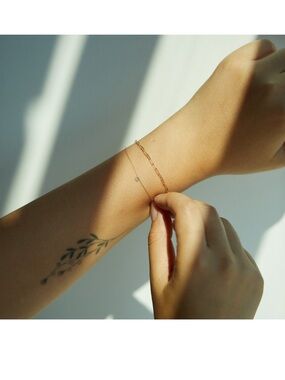 CATBIRD AQUAMARINE WISHING BRACELET